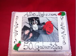 Fototorte zum 50.